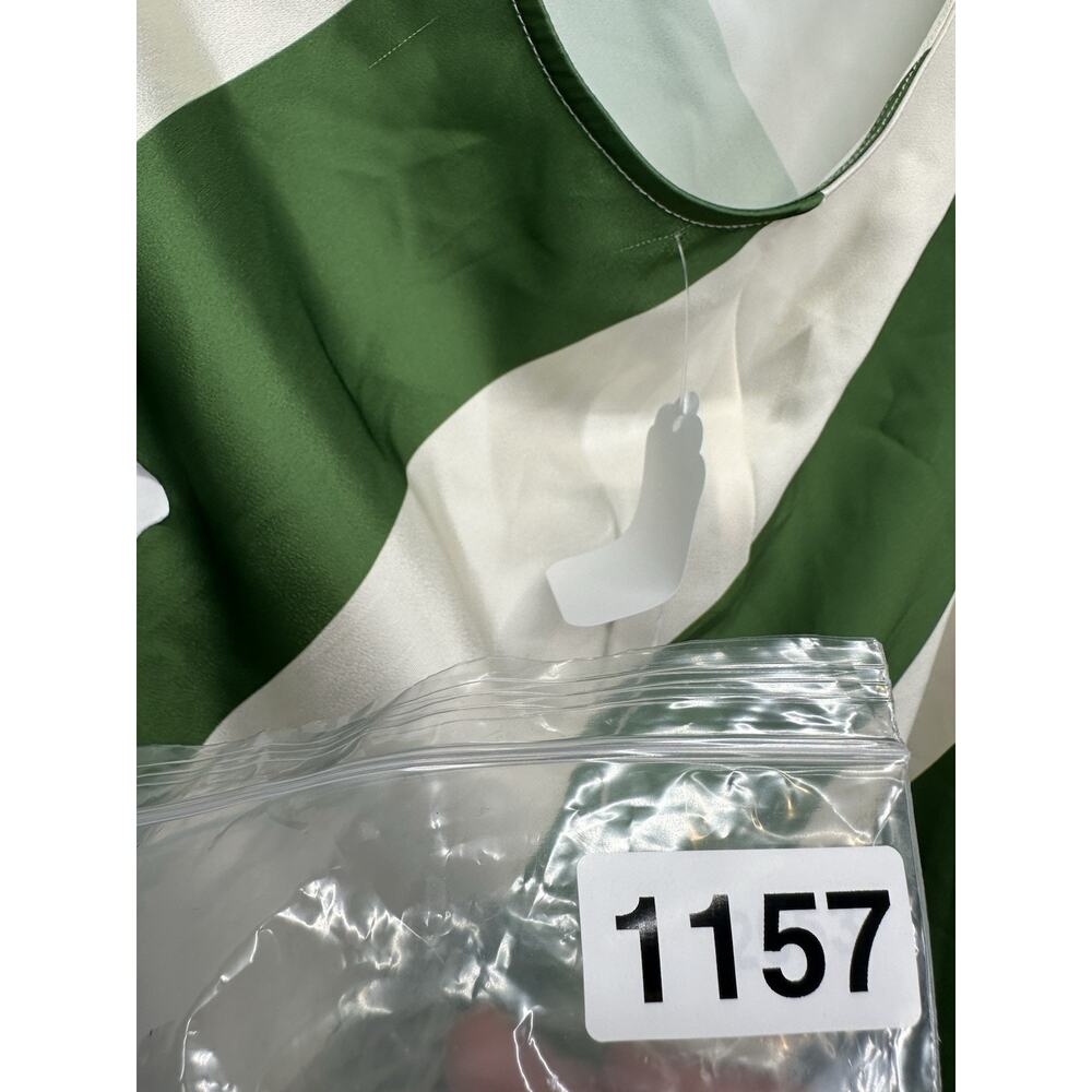 Ronny Kobo Green Chantell Dress Size L with Fabric Pull - Picture 9 of 9